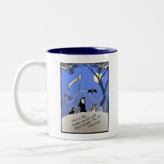 Taza Bicolor Cementerio mascota