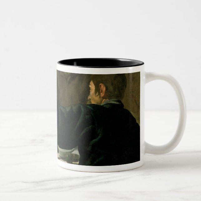 Taza Bicolor Cena en Emmaus, 1620 (Derecha)