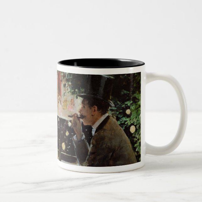 Taza Bicolor Cena en Les Ambassadeurs, c.1882 (Derecha)