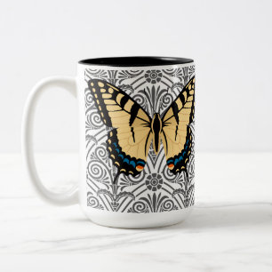 Taza Bicolor Centro de atención de mariposas