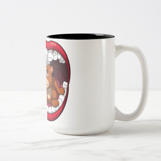 Taza Bicolor Cepille sus dientes (Derecha)