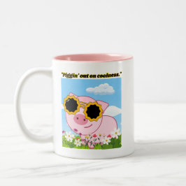 Taza Bicolor cerdo de cita - picante en la frescura