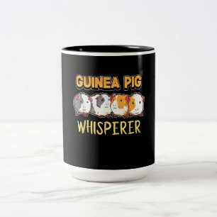 Taza Bicolor Cerdo de Guinea Cerdo Whisperer Cute Cavy