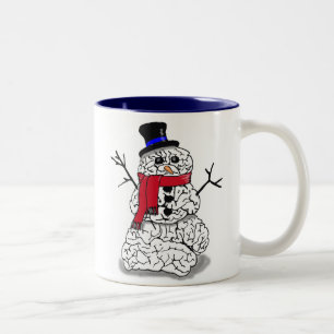 Taza Bicolor Cerebro de nieve