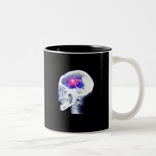 Taza Bicolor Cerebro del Cyborg (Derecha)
