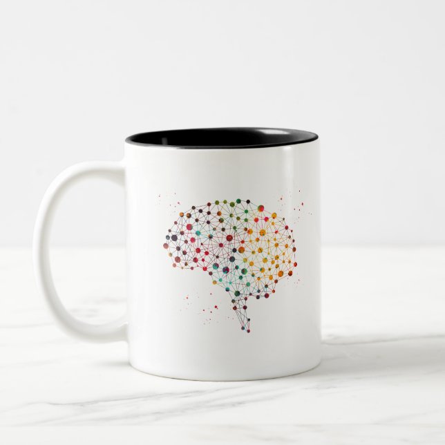 Taza Bicolor Cerebro humano (Izquierda)