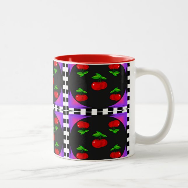 Taza Bicolor Cereza (Derecha)