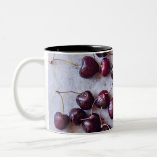 Taza Bicolor Cerezas