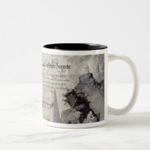 Taza Bicolor Certificado masónico, 1785