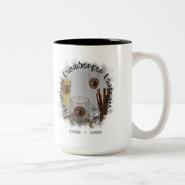 Taza Bicolor Cervecería Baumberger Langenthal (Derecha)