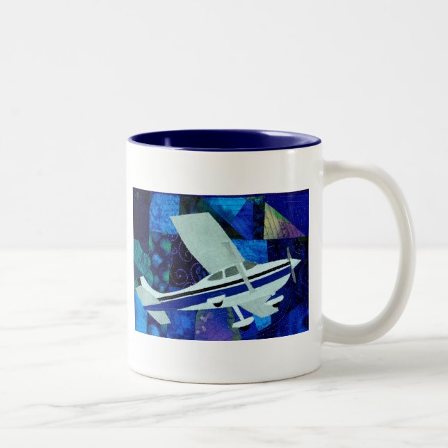 Taza Bicolor Cessna 182 (Derecha)