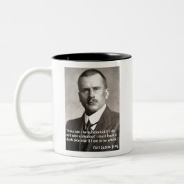 Taza Bicolor CGJung en la oscuridad