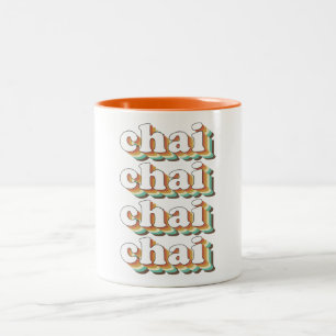 Taza Bicolor Chai Chai Chai Chai - Los amantes del té