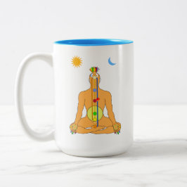 Taza Bicolor Chakras Sentados