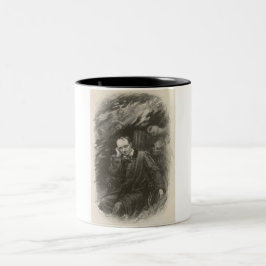 Taza Bicolor Charles Baudelaire (por Georges Rochegrosse)