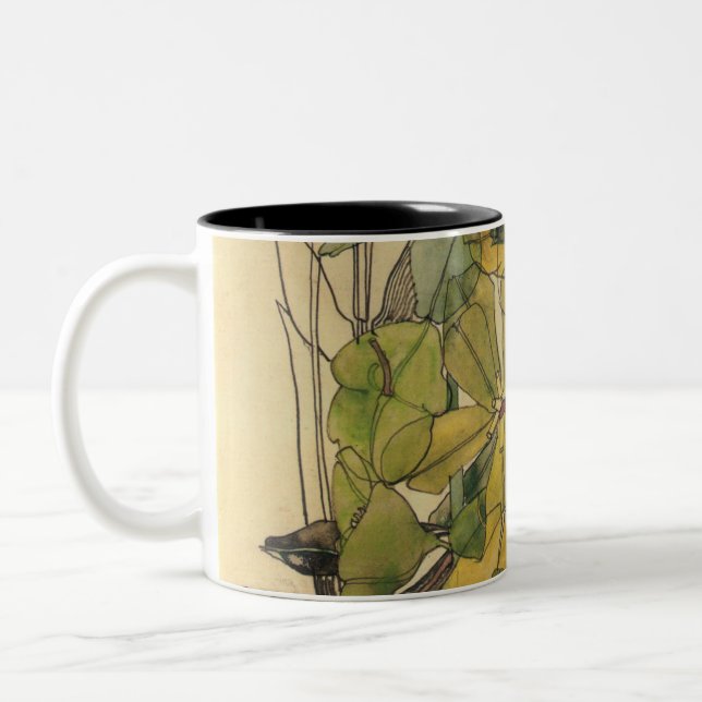 Taza Bicolor Charles Rennie MackMacintosh - Spurge With Yham 19 (Izquierda)