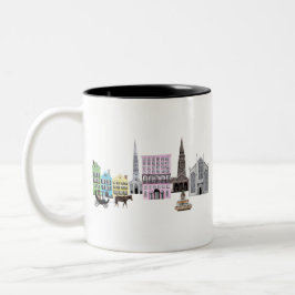 Taza Bicolor charleston skyline