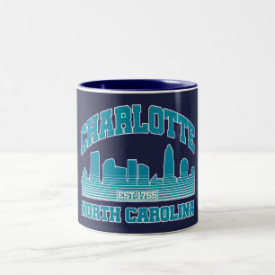 Taza Bicolor Charlotte, Carolina del Norte