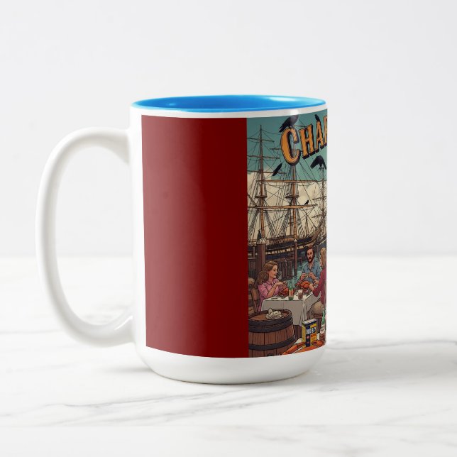 Taza Bicolor Charm City Calling Mug (Izquierda)