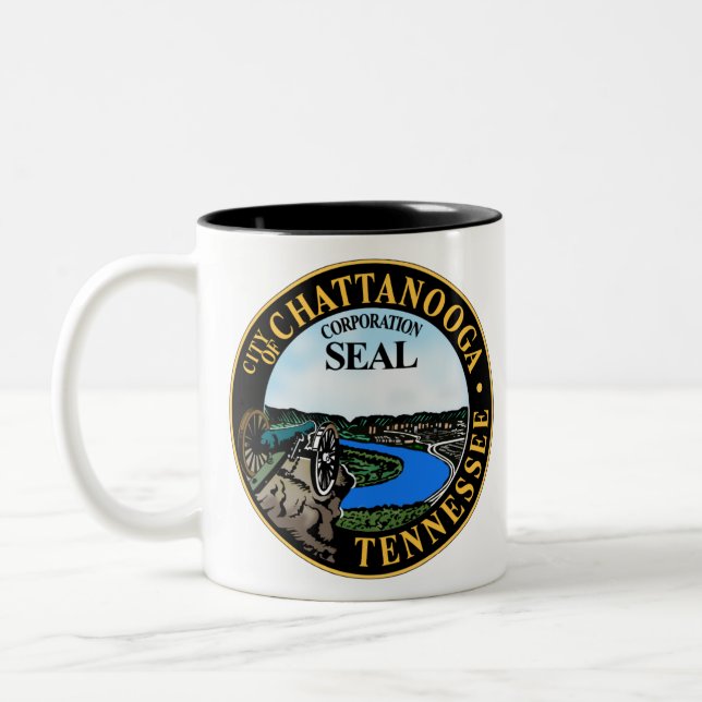 Taza Bicolor Chattanooga Tennessee (Izquierda)