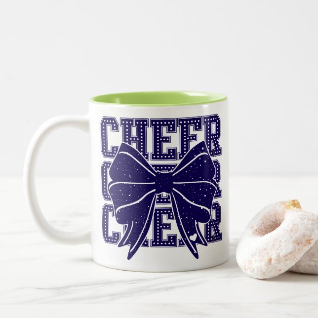 Taza Bicolor Cheer Bow (Con donut)