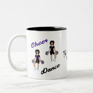 Taza Bicolor Cheer Mug Black Purple