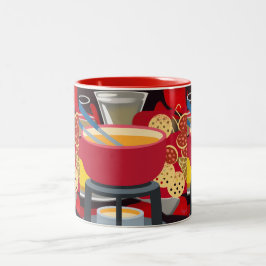 Taza Bicolor Cheese Fondue