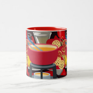 Taza Bicolor Cheese Fondue