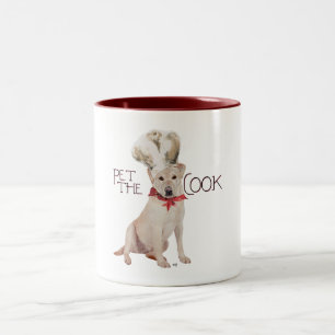 Taza Bicolor Chef Labrador Retriever Amarillo