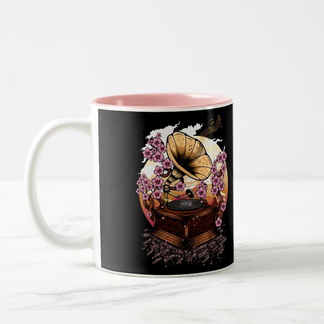 Taza Bicolor Cherry Blossom Musical (Izquierda)