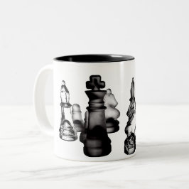Taza Bicolor Chess Mug