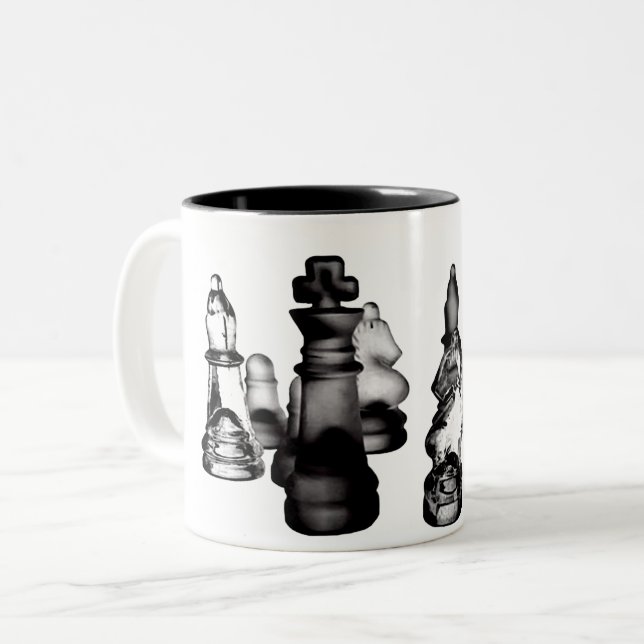 Taza Bicolor Chess Mug (Anverso izquierdo)