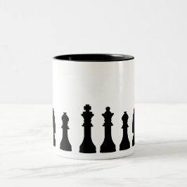 Taza Bicolor Chess Mug