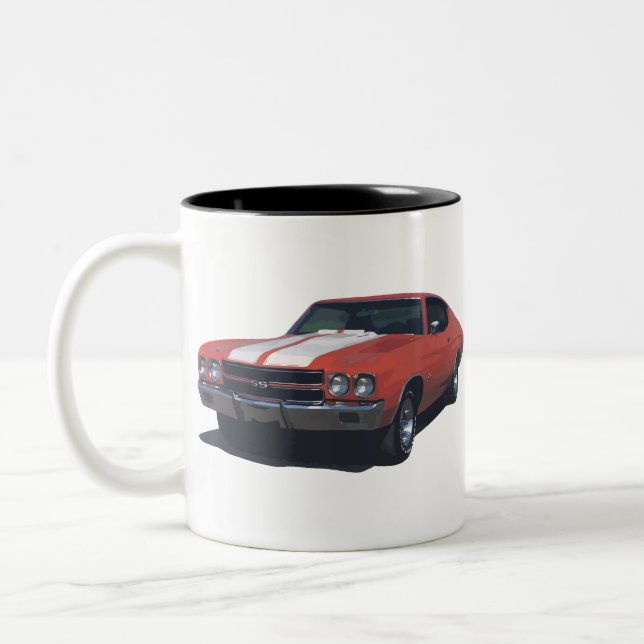 Taza Bicolor Chevrolet 1970 Chevelle SS 454 (Izquierda)