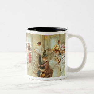 Taza Bicolor Chez le Couturier Paquin, 1906 de Cinq Heures