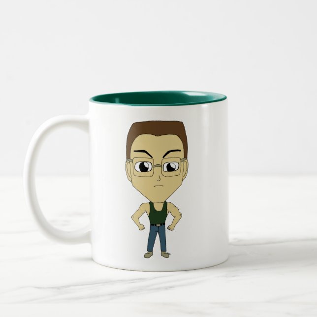 Taza Bicolor chibi (Izquierda)