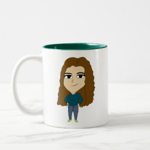 Taza Bicolor chibi