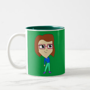 Taza Bicolor chibi