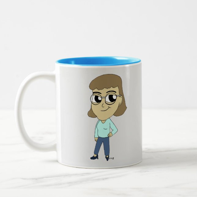 Taza Bicolor chibi (Izquierda)
