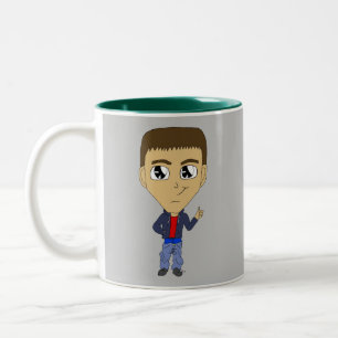 Taza Bicolor chibi