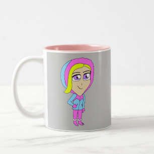 Taza Bicolor chibi