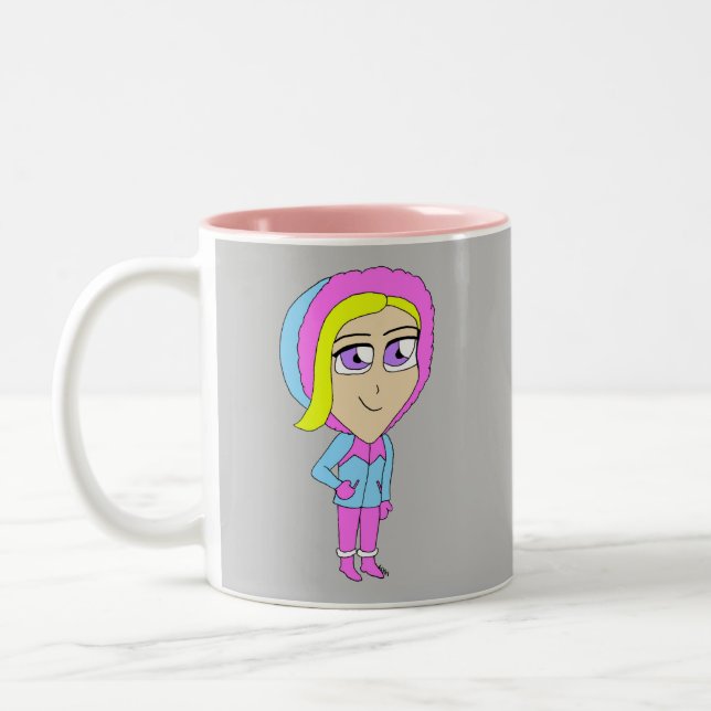 Taza Bicolor chibi (Izquierda)
