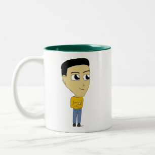 Taza Bicolor chibi