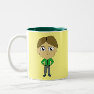 Taza Bicolor chibi