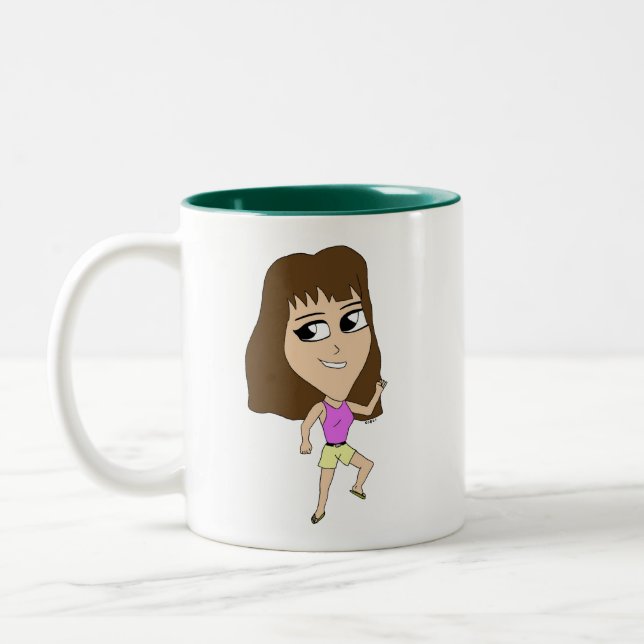 Taza Bicolor chibi (Izquierda)