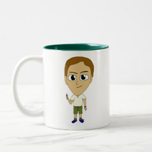 Taza Bicolor chibi