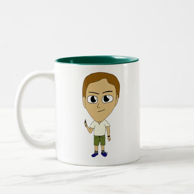 Taza Bicolor chibi (Izquierda)