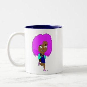 Taza Bicolor chibi