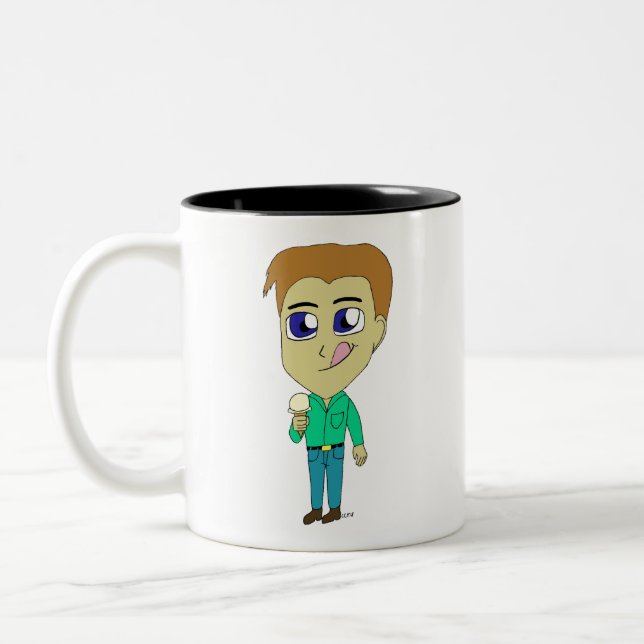 Taza Bicolor chibi (Izquierda)