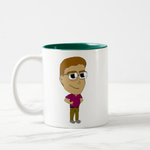 Taza Bicolor chibi